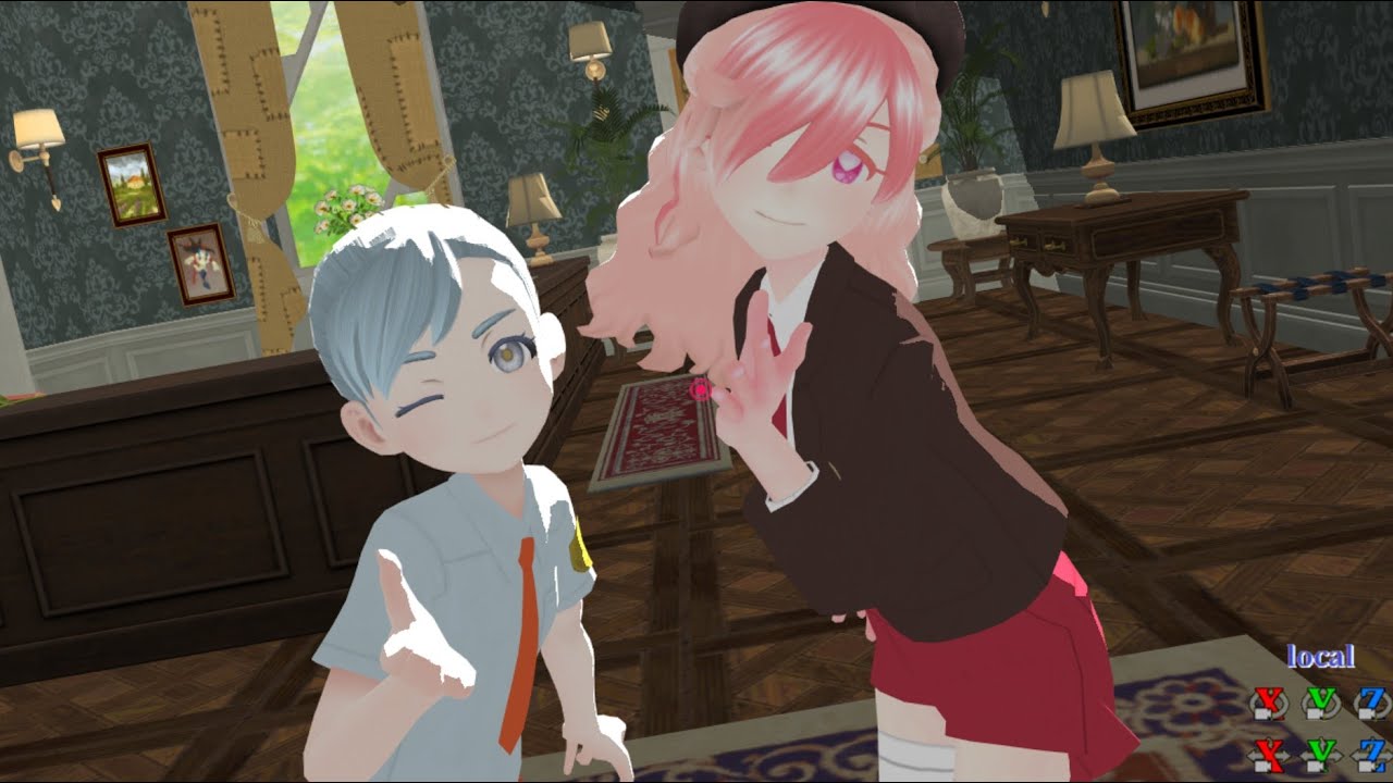 SV&ZA OC 💙💗 AipaiDanceHall #pokémonsv #pokemonsv #pokemonza #pokémonza #mmd