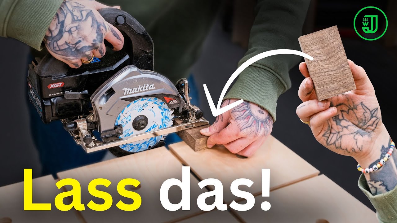 KLEINE TEILE sicher S&Auml;GEN: Mit dieser VORRICHTUNG f&uuml;r 5 EURO klappt's in Sekunden! | Jonas Winkler