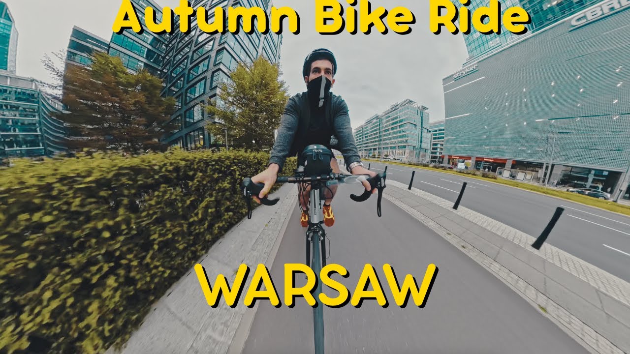 Cycling in Warsaw 360° POV Bike Tour Autumn 2025