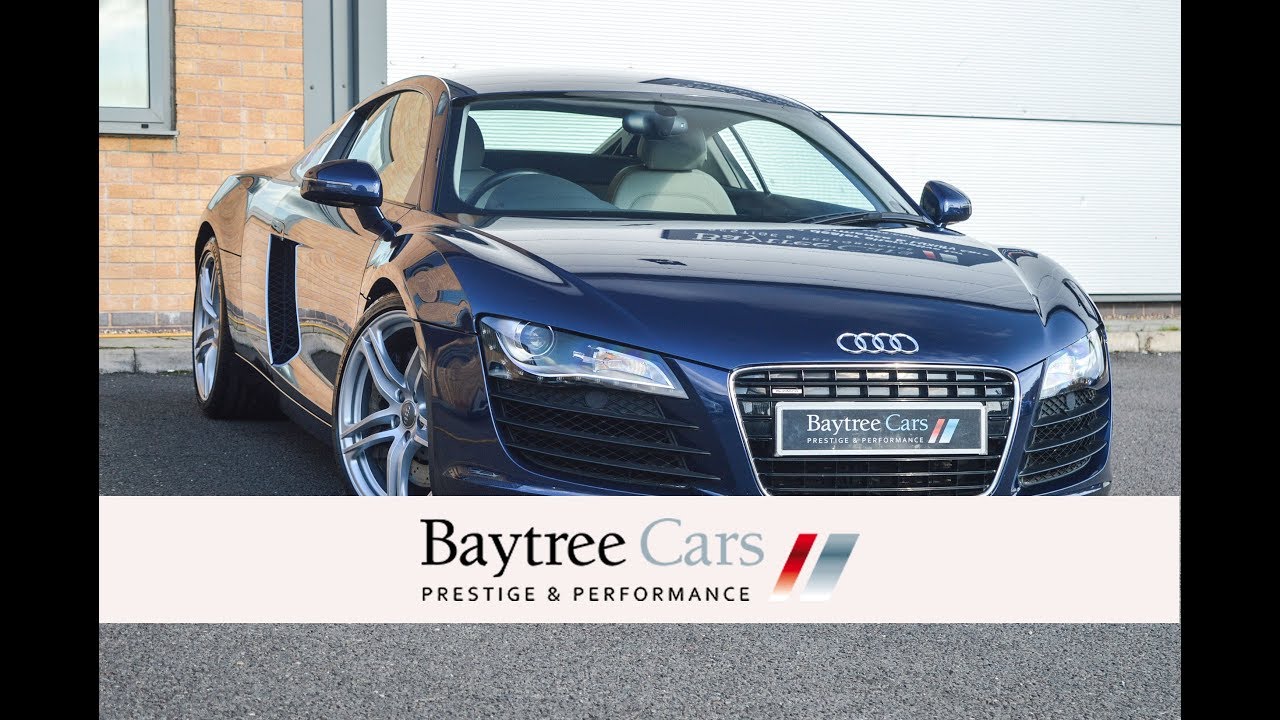 Stunning MUGELLO BLUE Audi R8 V8 Quattro at Baytree Cars