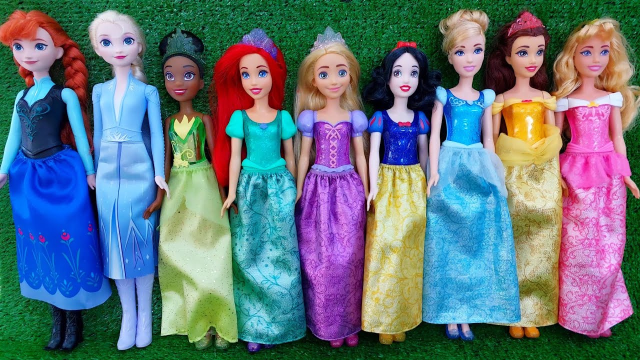 Satisfying with Unboxing & Review Disney Princess Frozen ELSA & Jasmine Toys! ASMR Relaxing