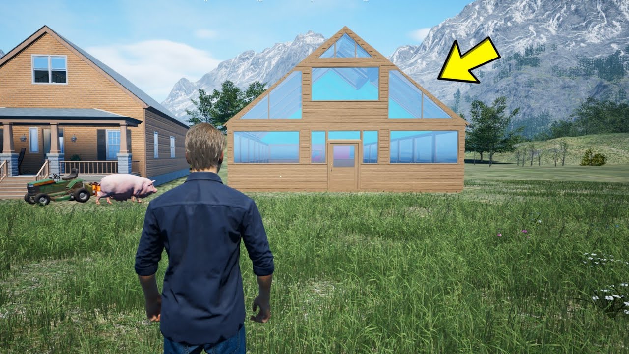 Building A Greenhouse To Grow Plants - Ranch Simulator #37