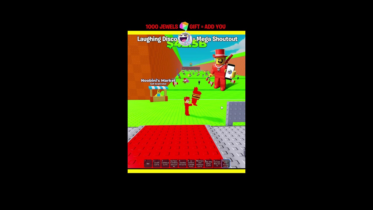 Playing Roblox LIVE with Every Viewer! 🔴 | #roblox #shorts