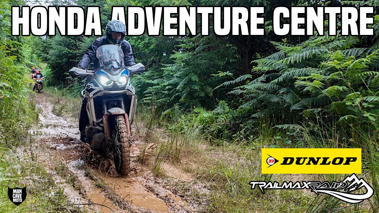 Honda Adventure Centre — Africa Twin с Dunlop Trailmax Raids — исследование Эксмура