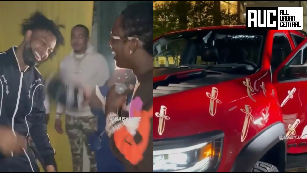 Young Thug Blesses 21 Savage With A Custom TRX Truck For Staying Solid