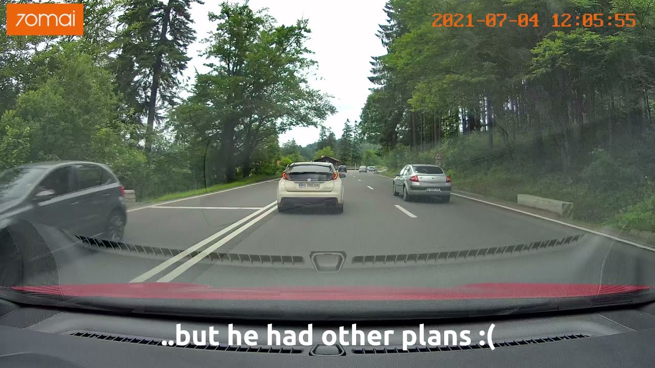 Kia Ceed 1.0 TGDI 120hp 7 overtakes in 1 minute, uphill