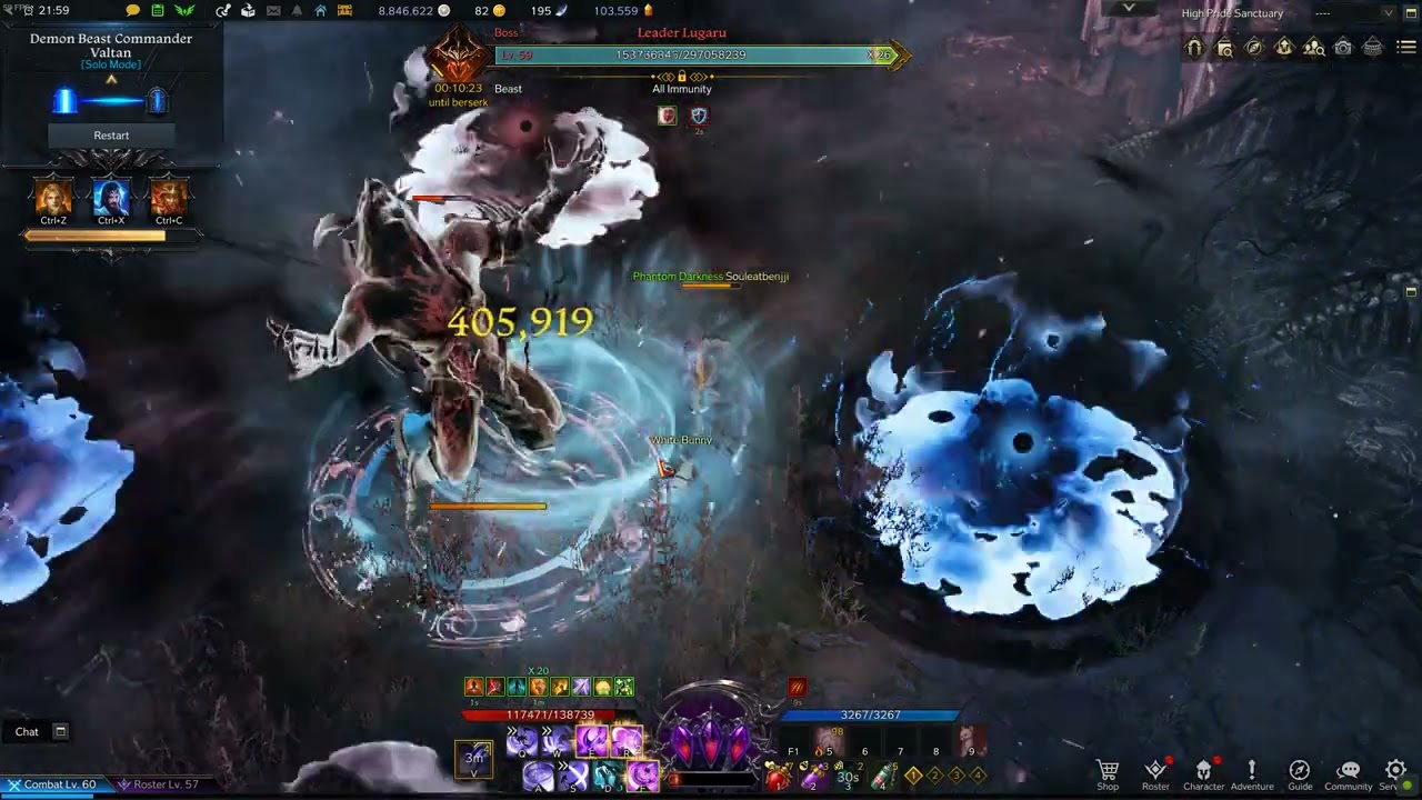 Solo valtan raid gate 1 with souleater Lost ark