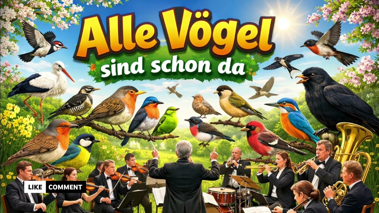 Alle Vögel sind schon da (Chor Version) 🌸 Deutsches Volkslied