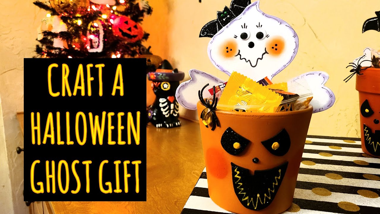 DIY Halloween Ghost Gift
