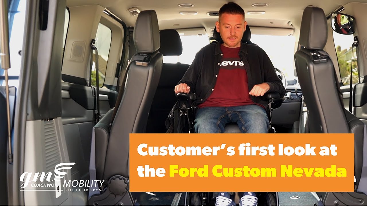 Customer's first look at the Ford Custom Nevada | Drive-From Wheelchair vehicle