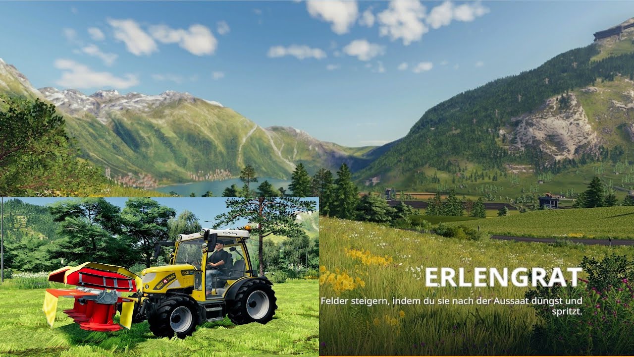 FS19 - Map Erlengrat - Alpine DLC - Forestry and Farming