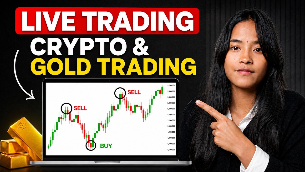 🔴 LIVE GOLD TRADING (XAUUSD) 🔥 Forex & Crypto Live | Scalping Strategy | Live Trades Today