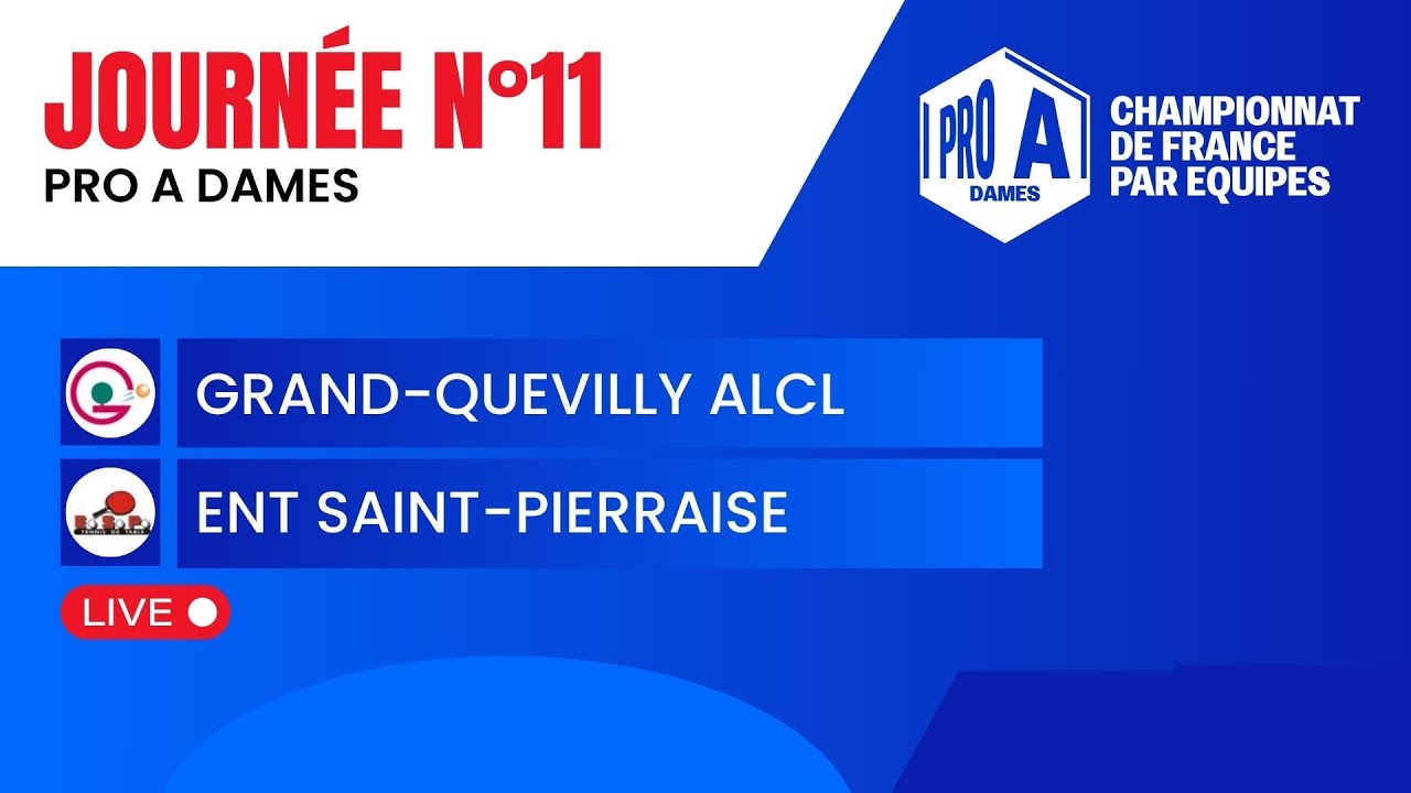 PRO A DAMES | J11 | GRAND-QUEVILLY ALCL - ENT SAINT-PIERRAISE