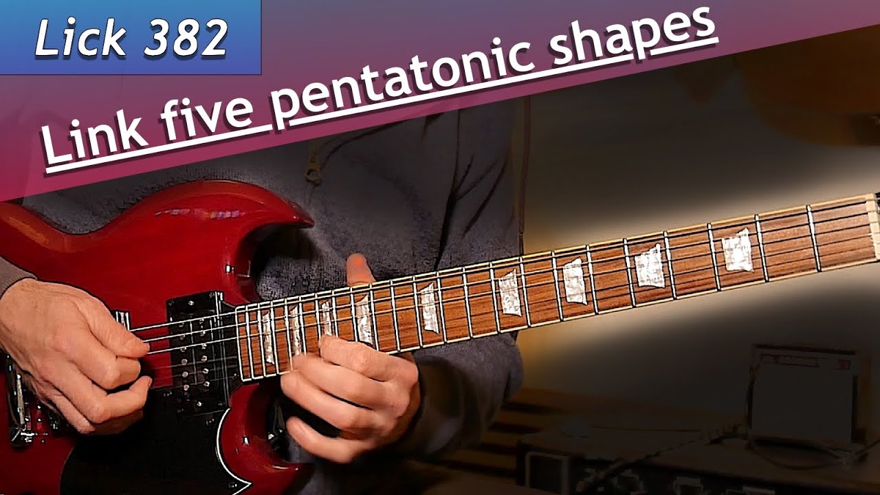 KILLER PENTATONIC LINKING GUITAR LICK - Lick Friday Week 382