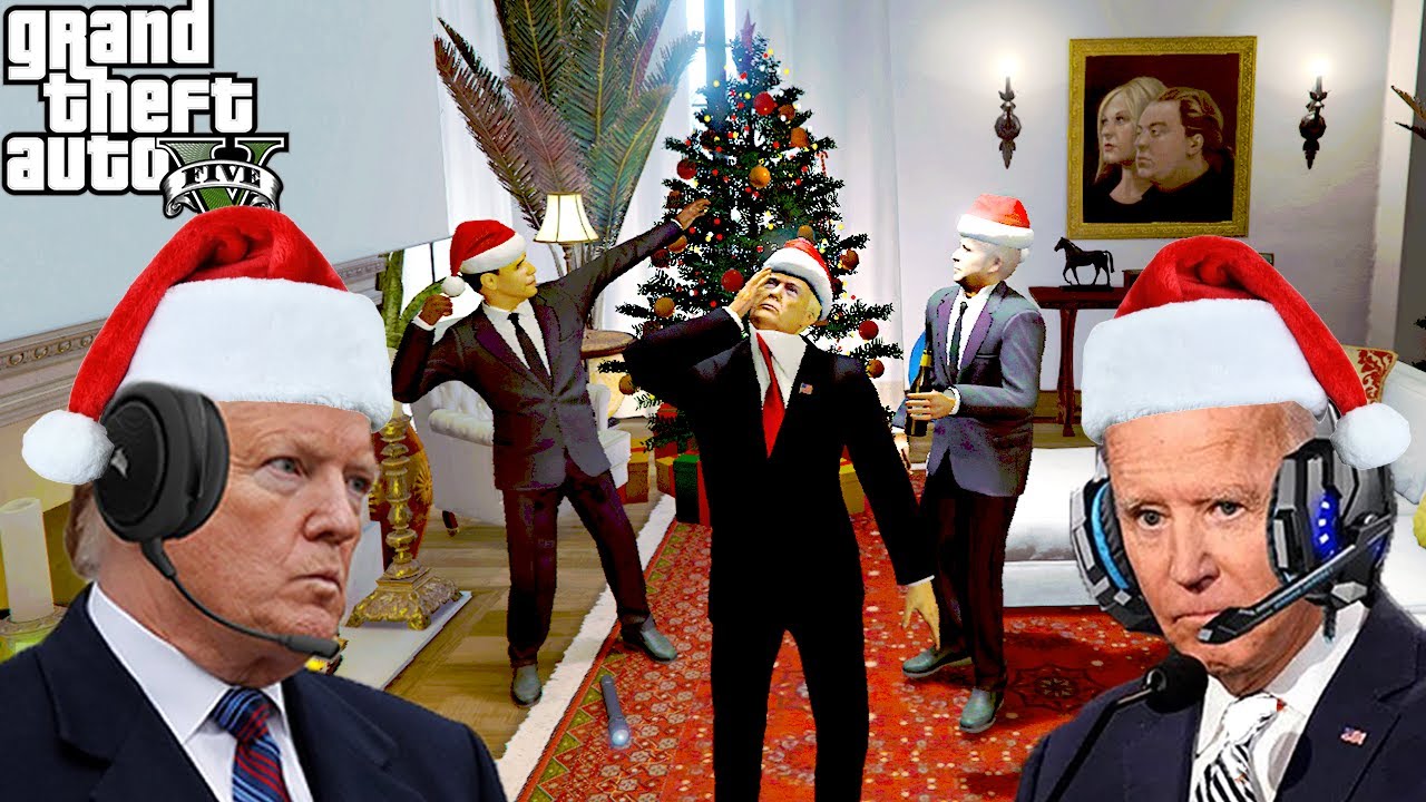 Президенты США вместе празднуют Рождество в GTA 5