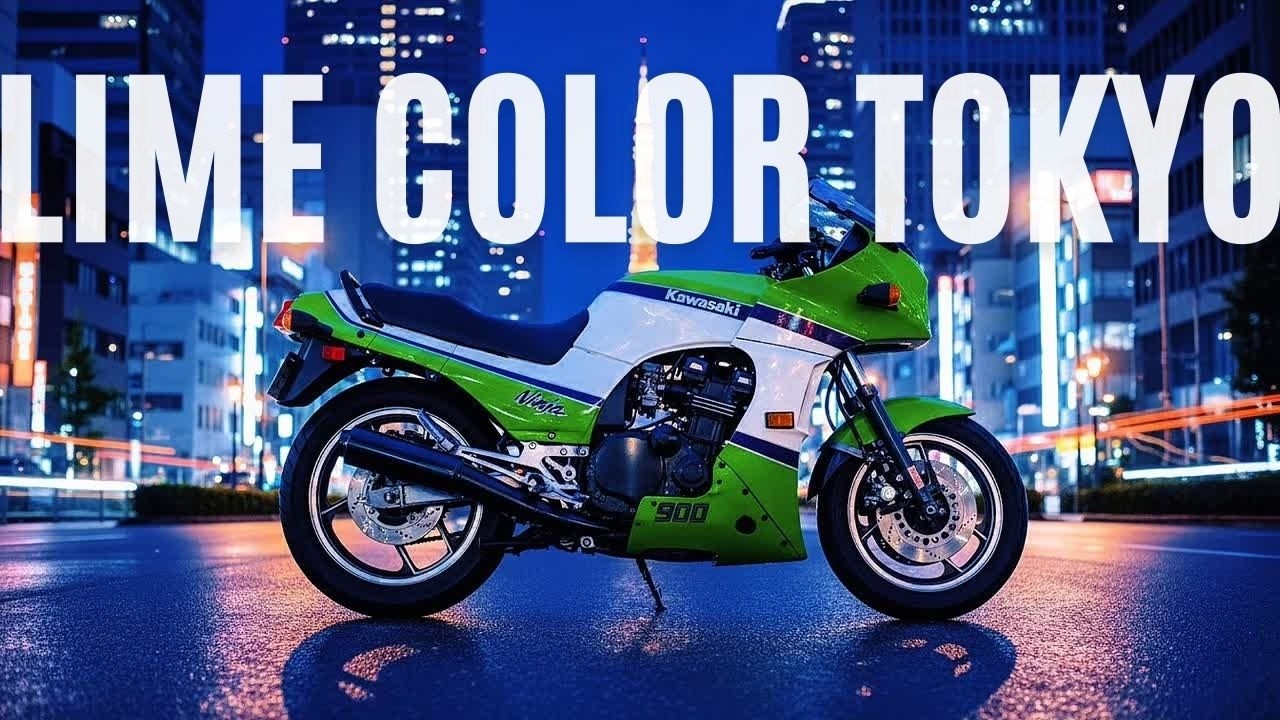 LIME COLOR TOKYO｜Night Drive BGM｜Tokyo Slow Motion