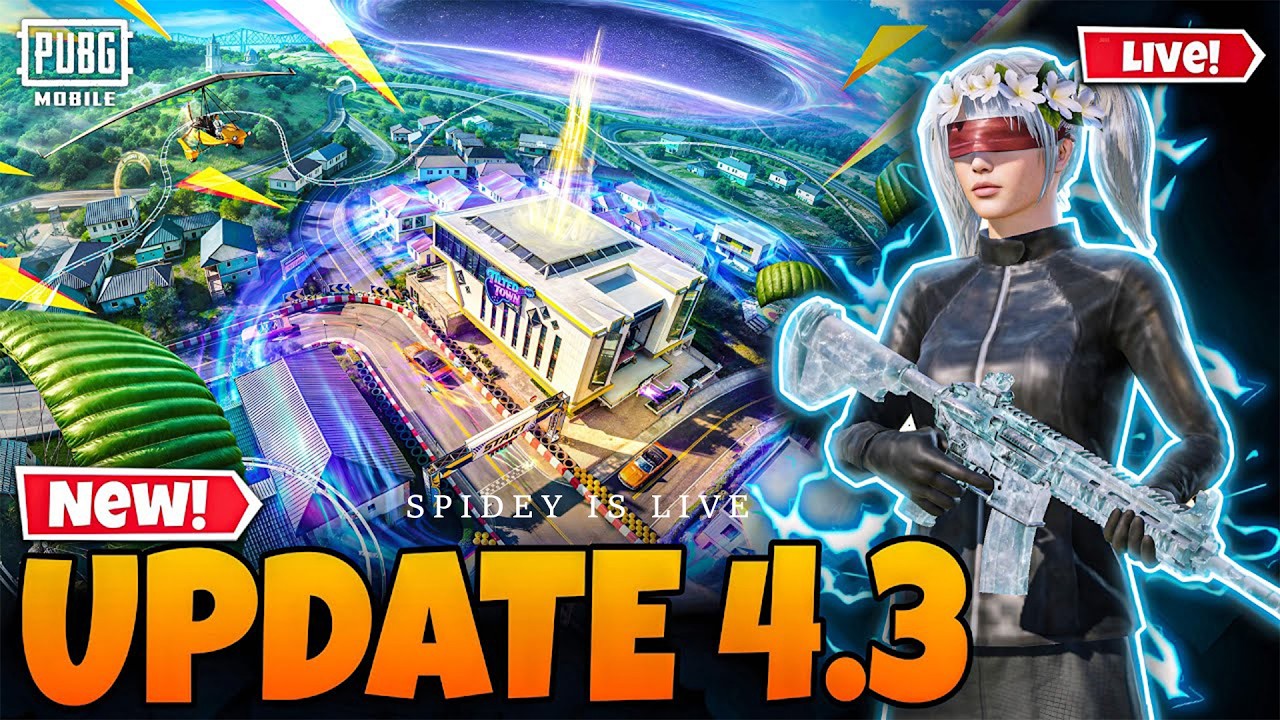 LIVE 🔴  4.3 Update & New Season Is Here l Let's Explore l PUBG Mobile / BGMI l  Spidey Is Live