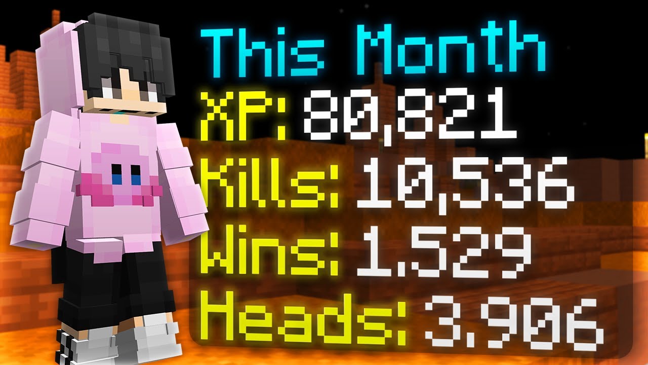Мой лучший месяц в Hypixel Skywars
