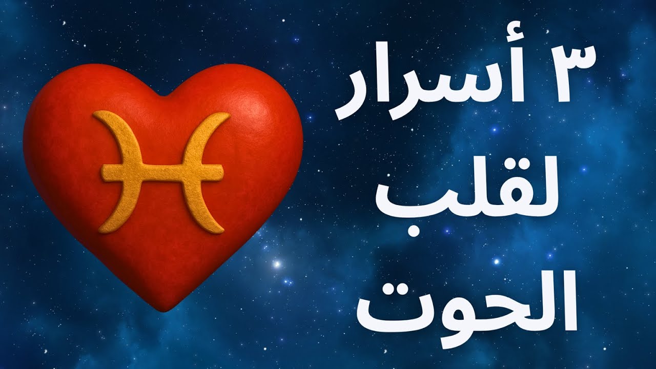 3 أسرار لتجعل برج الحوت يحبك من قلبه!