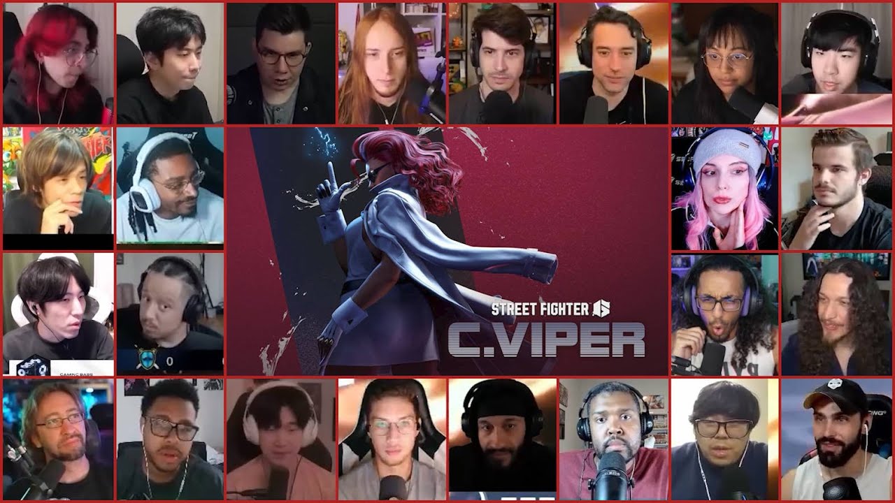 Street Fighter 6 - C. Viper Gameplay Trailer Reaction Mashup