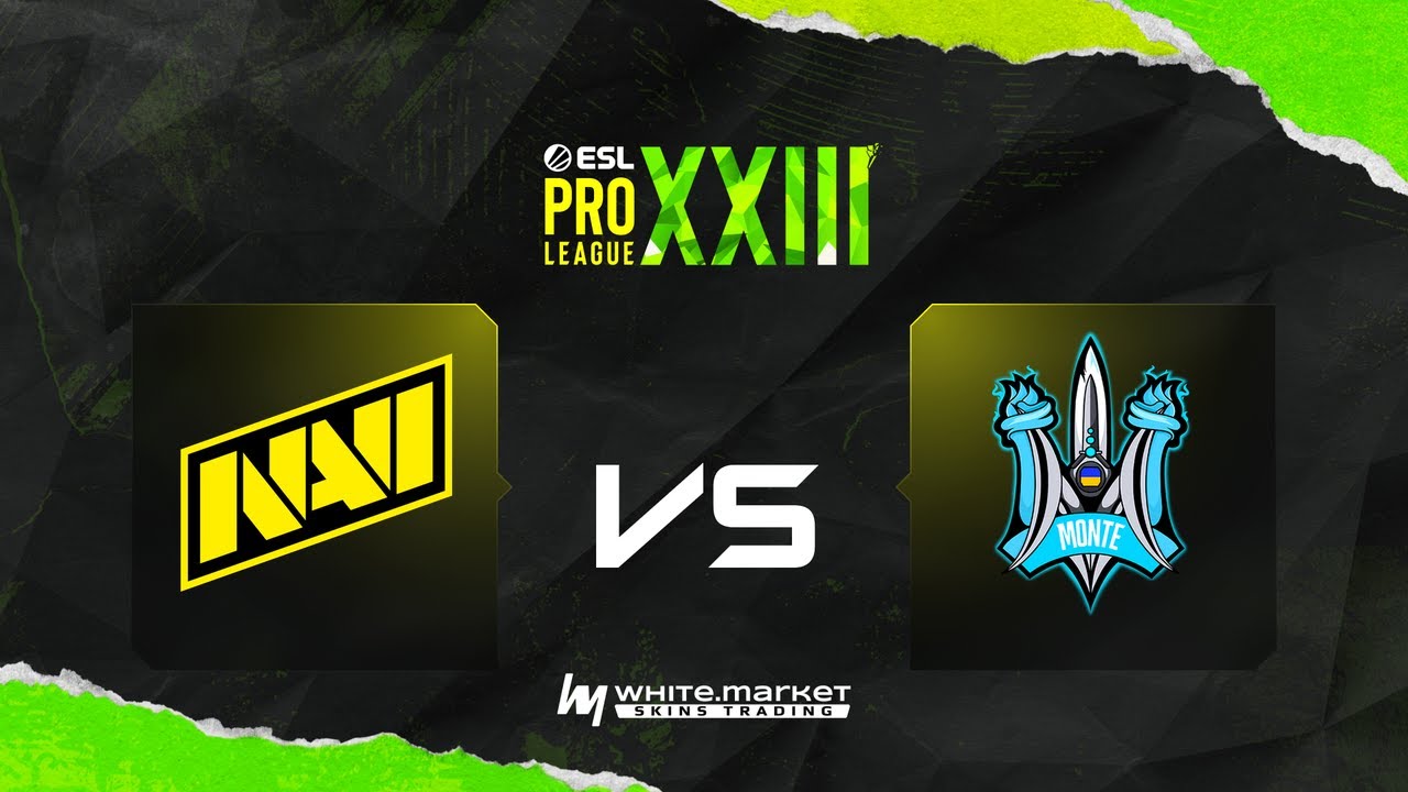NAVI проти Monte | Карта 1 | ESL Pro League Season 23: Stage 2