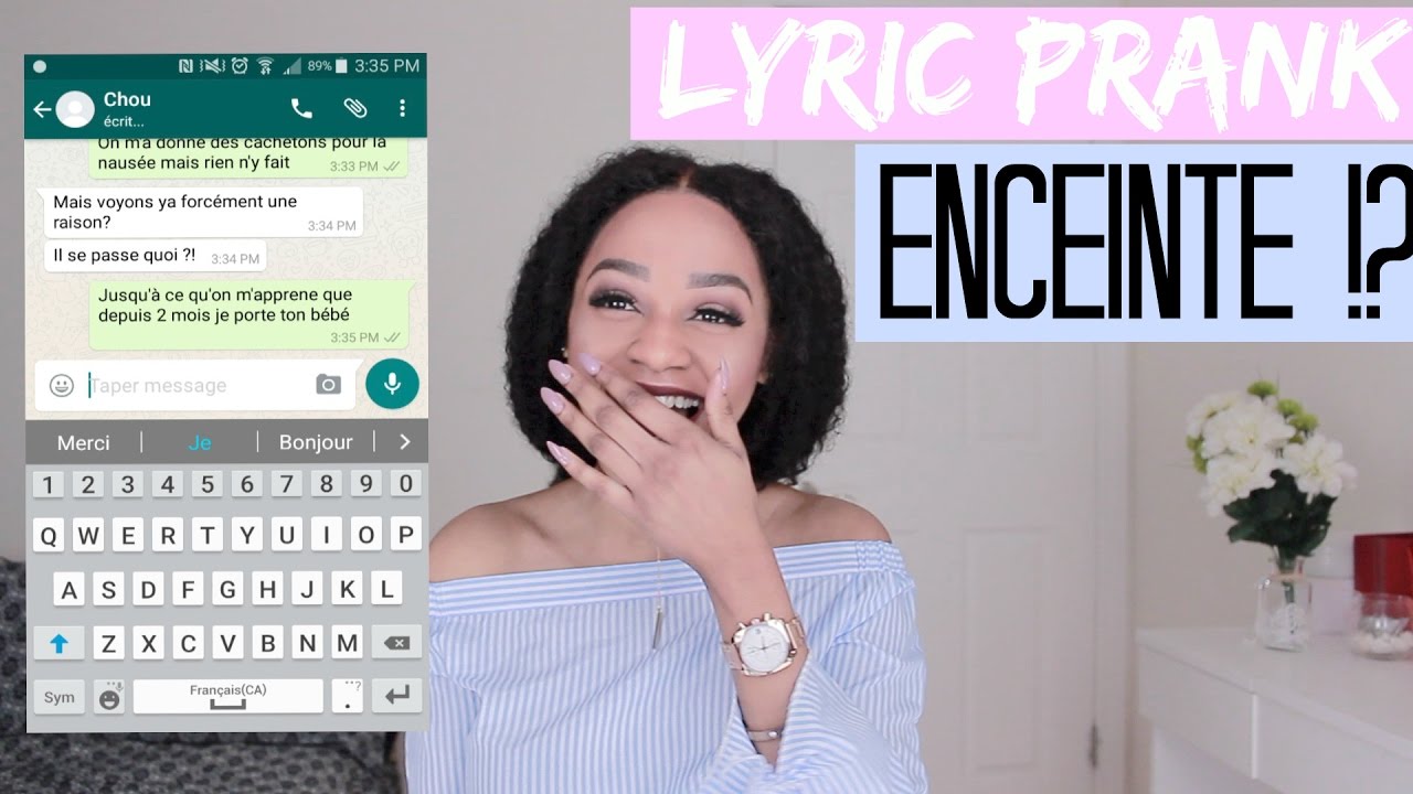LYRIC PRANK: Je piège MON COPAIN!! Réaction INATTENDUE⎮Maggy Kloset