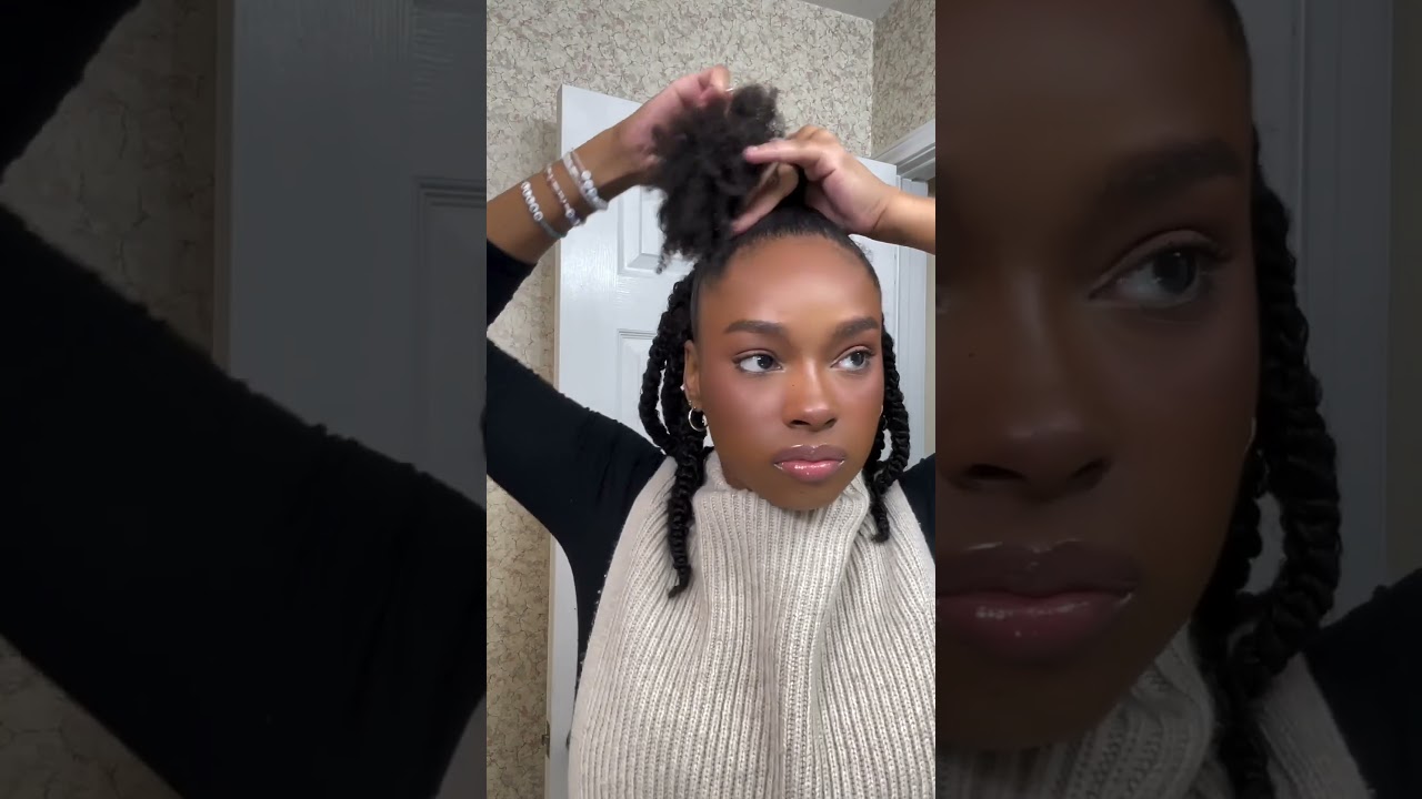 Cute 4C Twist Out Styles with BetterLength Clip Ins Set