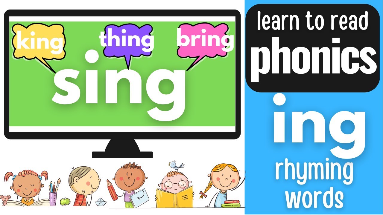 ing Word List | Learn to Read | Phonics Flash Cards Kindergarten & School Help | Reading Sight Words