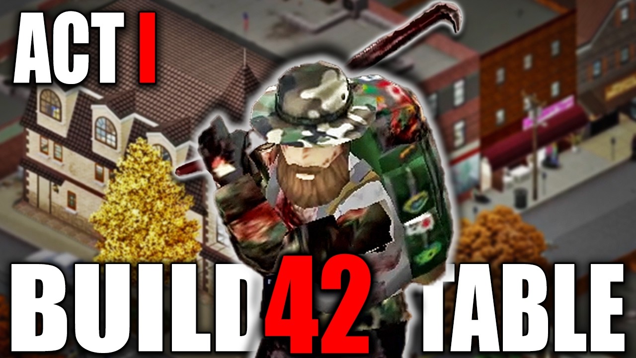 Welcome to Rosewood! | Project Zomboid Build 42 Gameplay Supercut | Act 1