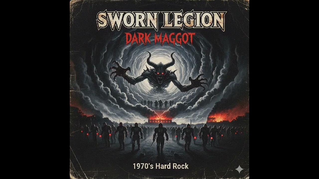 SWORN LEGION - DARK MAGGOT (1970's Hard Rock)