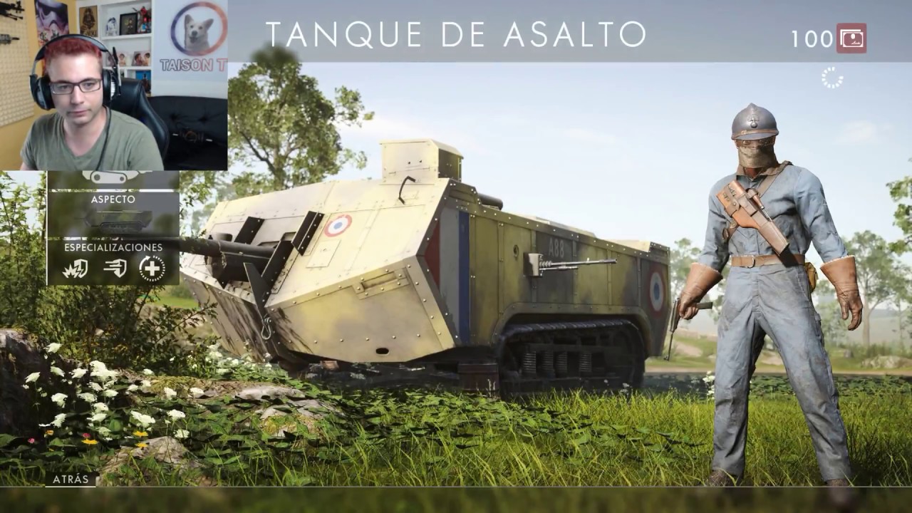 Battlefield 1 Operación Más Alla del Marne a lo Easy con Tanque