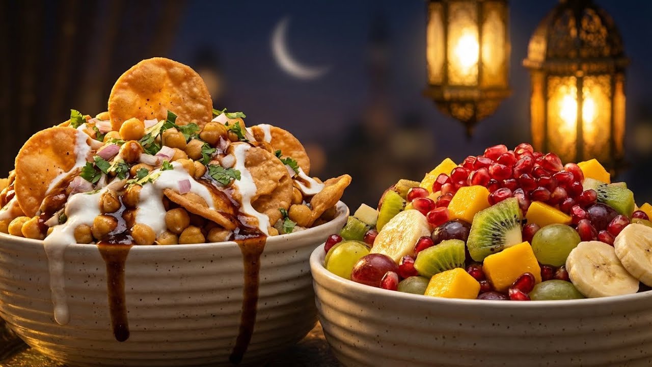 Ramadan Special Chana Papri Chaat & Fruit Chaat Recipe |Iftar Recipes 2026 check daily cooking 