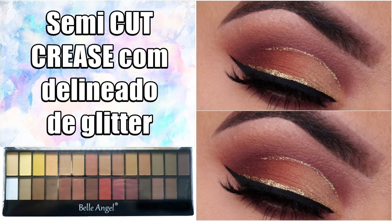 ✨Semi Cut crease - Paleta 28 cores Belle Angel