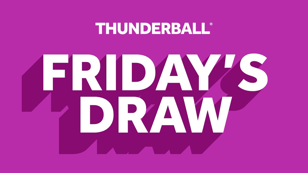 The National Lottery Thunderball draw results from Friday 20 March 2026