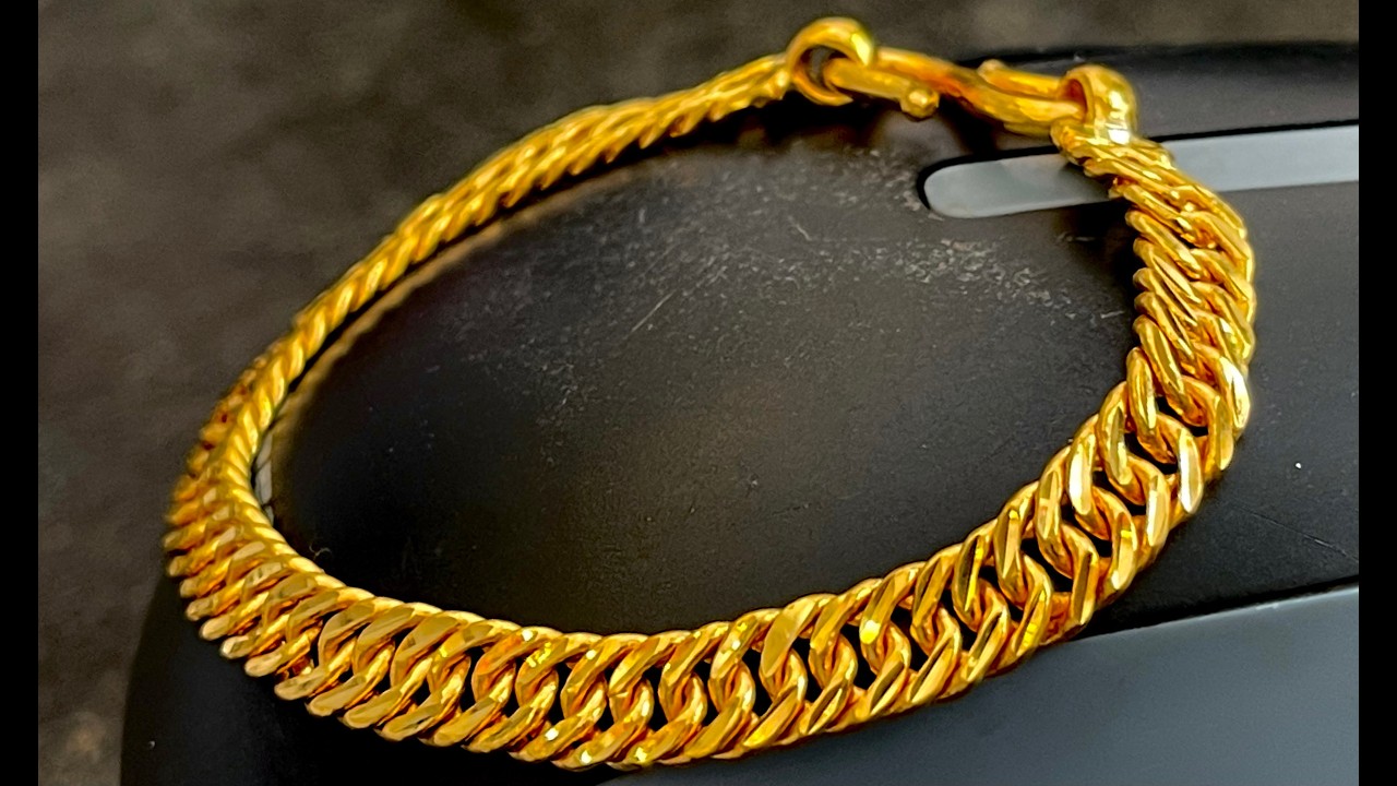 How 24K Gold Bracelet is Made | Gold Bracelet Making ,Jewelry