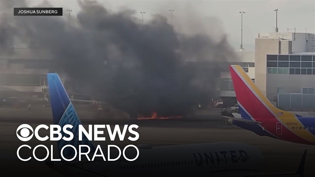 Passengers describe emergency landing at Denver International Airport, plane catching fire