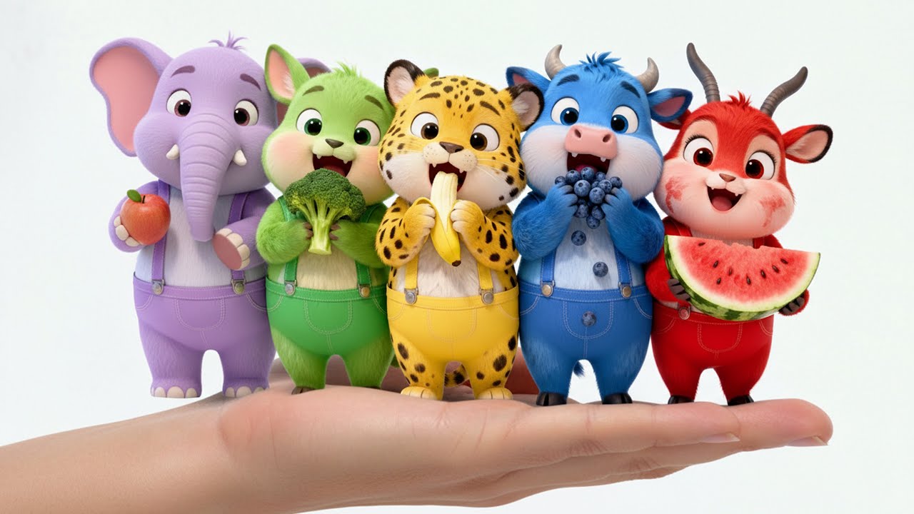 ABC Yummy Safari Animals | Учим алфавит и цвета с Safari Animals | Официальное музыкальное видео