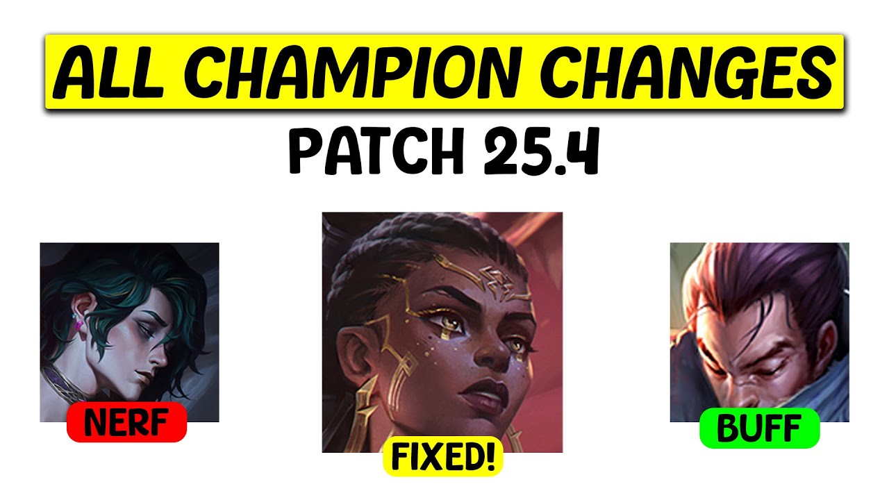 All 25.4 Champion Changes Explained: Mel, Yasuo, Hwei & More