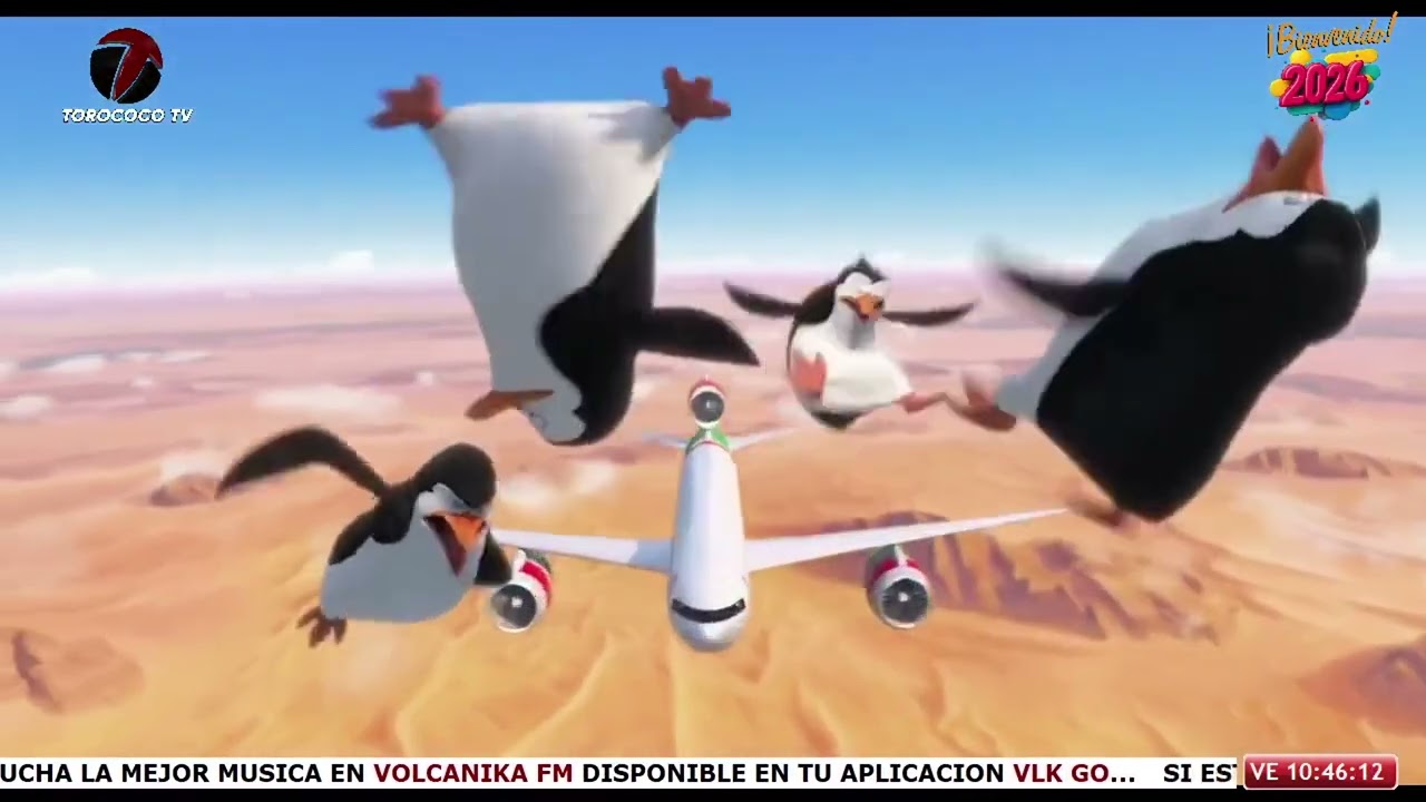 [Clip] LPDM: La Película | Los Pingüinos en el Avión | Torococo TV (Venezuela 🇻🇪) (05/01/2026)