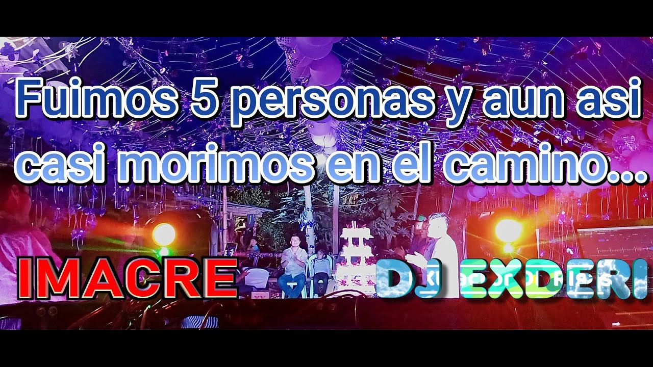 7mo Evento, Amenizando una celebración de XV años. DJ EXDERI