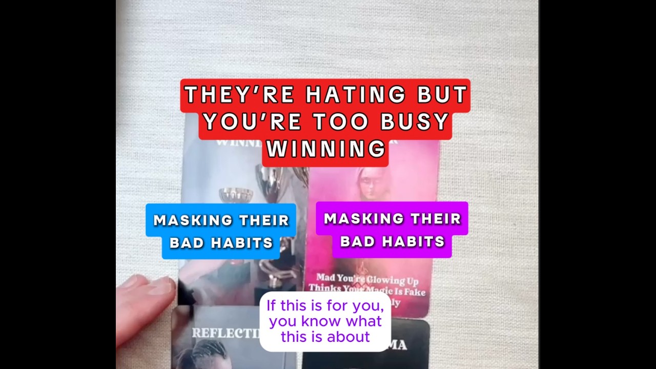 They’re hating but you’re too busy winning