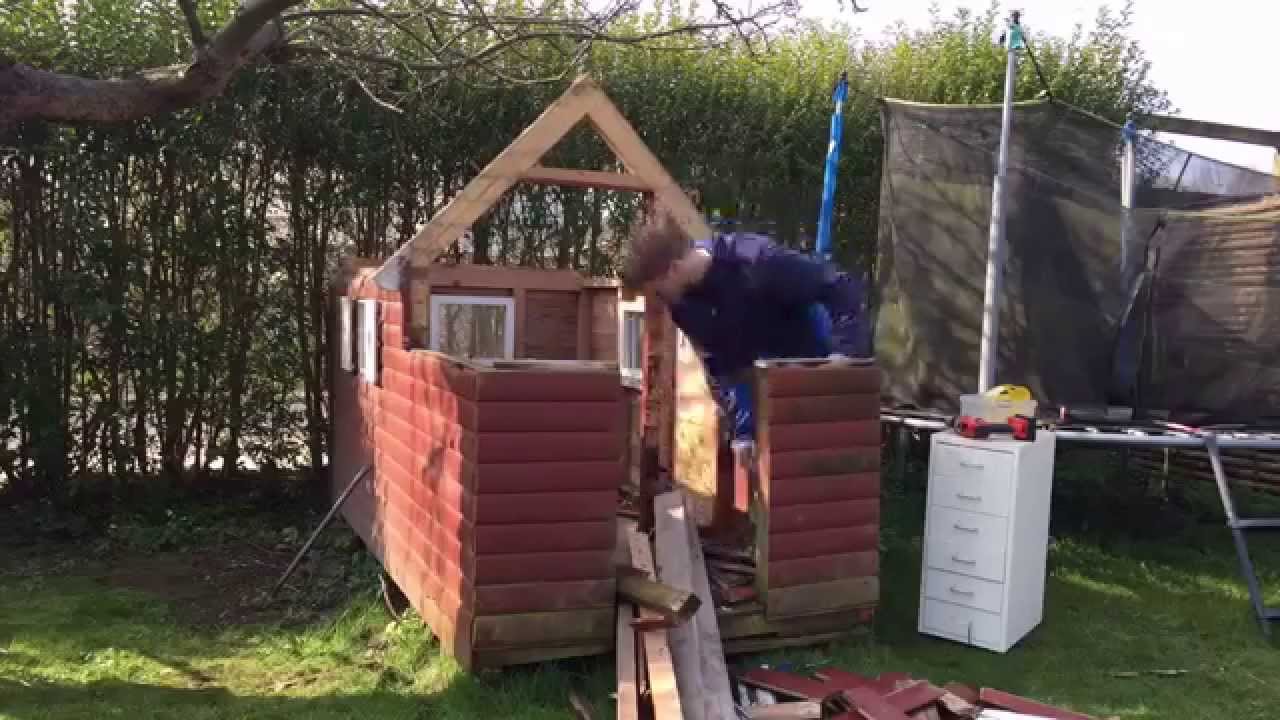 Timelapse: Tearing Down a playhouse