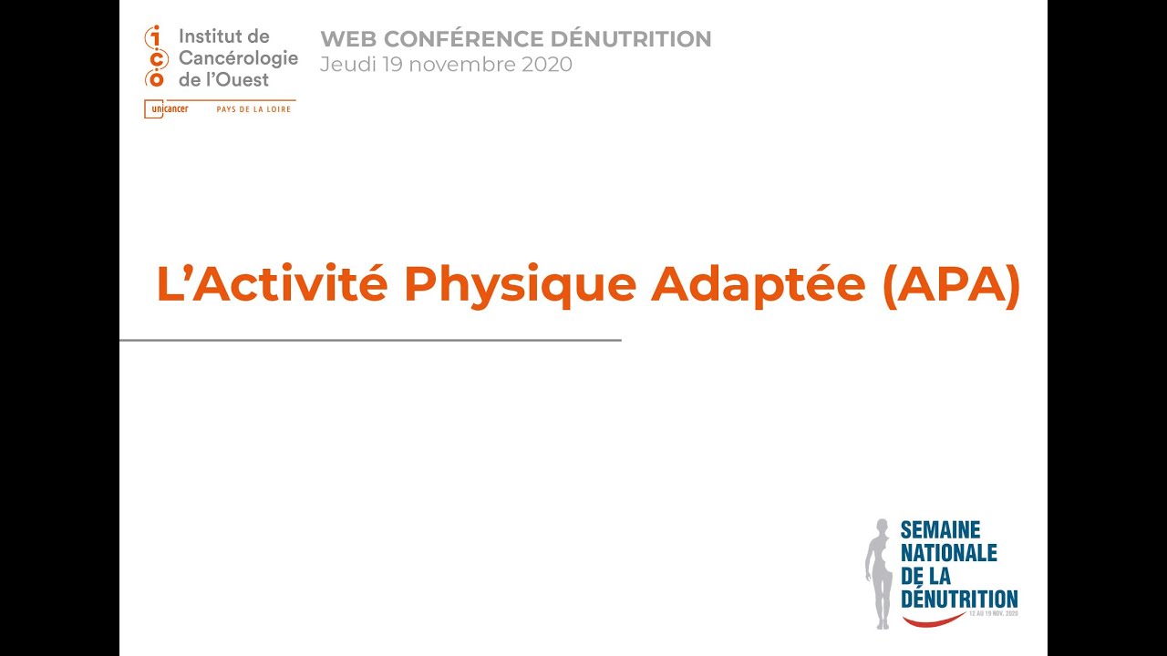 L'Activit&eacute; Physique Adapt&eacute;e (APA)