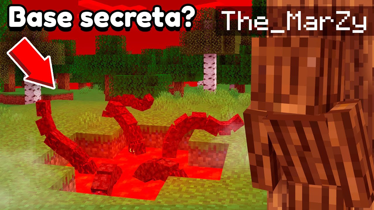 Encontré la BASE SECRETA Más EXTRAÑA de Minecraft