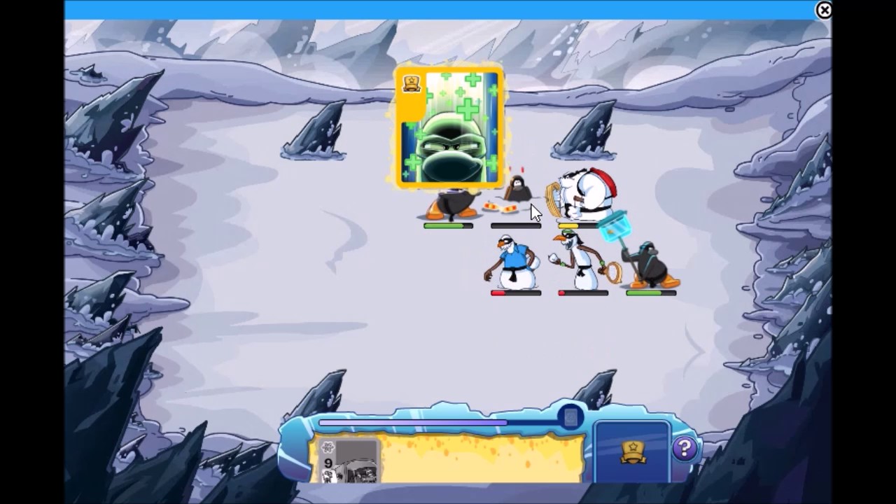 Club Penguin Card Jitsu Snow Gameplay