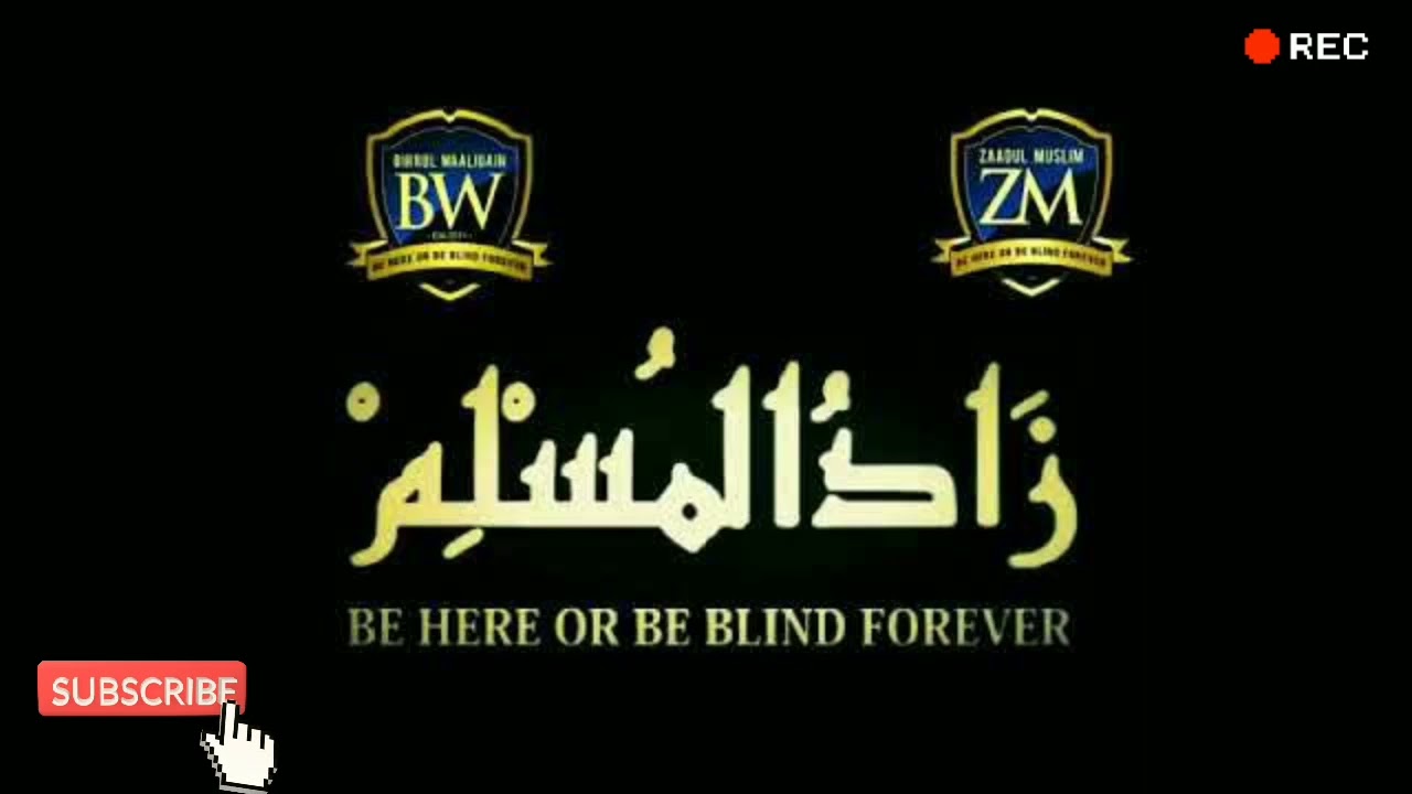 Ya Khoiro Hadi - Zaadul Muslim #zaadulmuslim #behereorbeblindforever