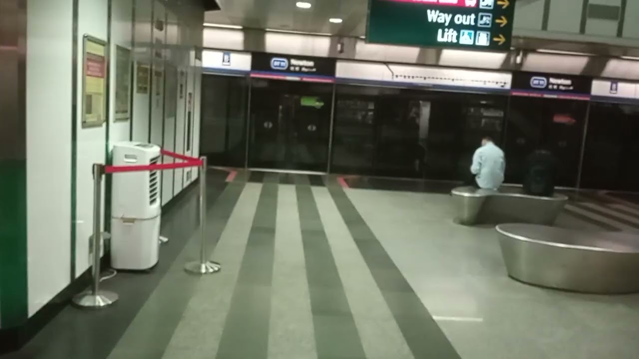 (KFC ads) MRT Downtown Line | Ride on C951 9091 | Newton to Stevens