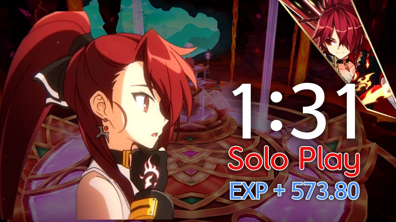 [Elsowrd KR/엘소드] 플레임 로드 마그마의 숨결 경셋 솔플 1:31 / Flame Lord 23-1 Solo play 1:31