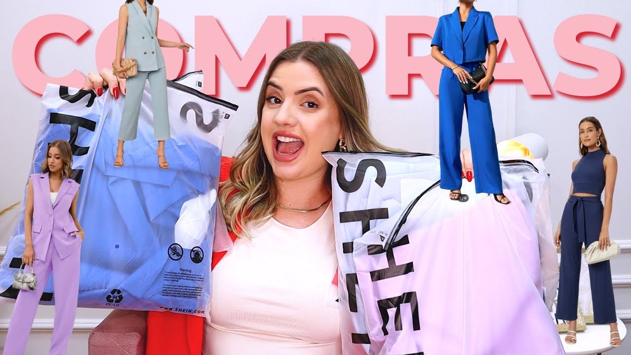 Compras na Shein: Conjuntos de Alfaiataria, Vestido e mais. Fiz provador!