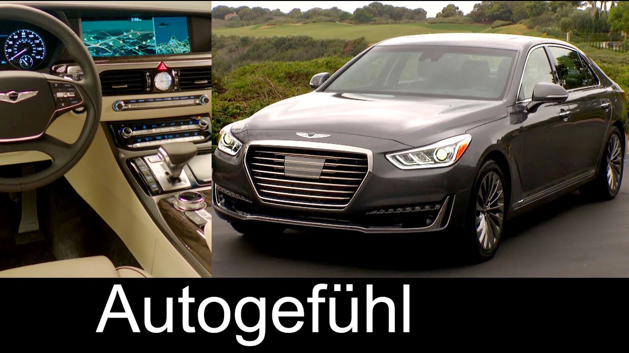 Genesis G90 Exterior Interior Presentation: Hyundai attacks Audi A8 BMW 7Series Mercedes S-Class